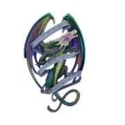 Anne Stokes Sometimes Rainbow Dragon Scroll Wall Plaque