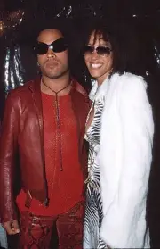 Lenny Kravitz and Cynthia Garrett during The 27th Annual American - Old Photo 1
