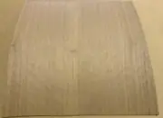 Walnut wood veneer sheet 8" x 8" on phenolic laminate backer 1/16" A grade