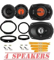 JBL Stage 3Way 6x9" Front & 6.5" Rear Coaxial Speakers for 2015-2023 Ford F-150
