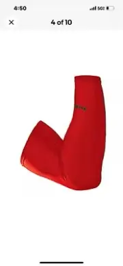 Mueller Performance Arm Sleeve Compression - RED.