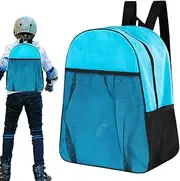 Roller Skate Storage Backpack, Portable Comfortable Compartmented Skate Case, Multi-Functional Sports Backpack, Gym Gear Storage for Knee Pads