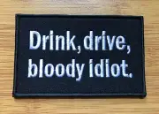 Richmond Football Club 1990-93 DRINK DRIVE BLOODY IDIOT jumper sponsor AFL patch