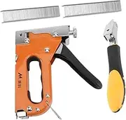 1 Set Manual Nailer Tool Multifunctional Upholstery Stapler for Concrete Safe and Durable Fastening Device for Furniture Assembly and Nailing Tasks