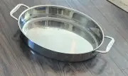 ALL CLAD Stainless Steel 5.5 Quart Oval Roasting Pan NEVER USED