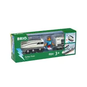3pc Brio Turbo Train Kids/Childrens Pretend Play Interactive Toy Playset 3y+