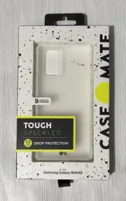 Case Mate Tough Speckled Phone Case For Samsung Galaxy Note10, Black & White
