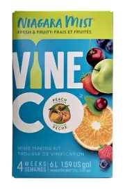 VineCo Niagara Mist Peach Wine Ingredient Kit