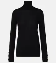 [Moncler] Moncler Wool and cashmere turtleneck sweater UK 6 black