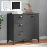 Sideboard Storage Cabinet Cupboard Living Room Hallway Engineered Wood vidaXL