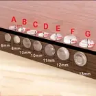 Soft Silicone Buffer Pad Kitchen Door Domed Anti Slam Cabinet Cupboard Protector