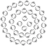 38Pcs Clear Crystal Ball Prism, BetterJonny 20mm Crystal Ball Prism Pendant Suncatcher Hanging Crystals Faceted Prisms Rainbow Ball Pendants for House Decor