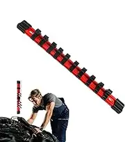 LeoLeozz Tool Organizers for Sockets | Adjustable Non-Slip Socket Holder,Drive Socket Display Rack, Wear-Resistant Socket Holder for Home, Hardware Store (3/8)