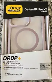 OtterBox Defender Pro XT for MagSafe for iPhone 15 Pro Max - Mountain Frost Pink