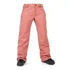 VOLCOM Womens 2024 Snowboard Snow - FROCHICKIE INSULATED PANTS - Earth Pink