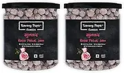 Herbs & Us | Tummy Pops Handmade Mukhwas - Gulkand Organic Goli/Rose Petal Jam Candy (300gm Jar X 2) Mouth Freshener