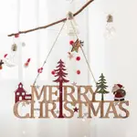 聖誕樹裝飾掛件 聖誕節裝飾品 聖誕樹裝飾 聖誕樹配件 木質CHRISTMAS字母牌聖誕樹裝飾掛件 麋鹿老人聖誕節裝飾品