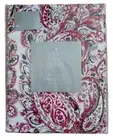 NEW Dash Away Home Christmas Paisley Cotton Tablecloth Red White Green 60" x102"