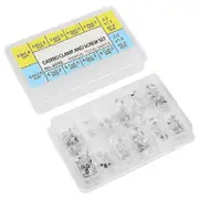 240Pcs Watch Casing Clamp Movement Adapter Securing Screw Washer Repair Part Tools for ETA 2824 2836 2846 silver