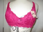 OROTON Jacqueline uplift bra pink lace NWT 14a $69.95 buy 4+ post free!
