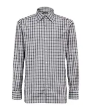 checkered shirt SHIRTS CM42,SHIRTS CM41,SHIRTS CM44,SHIRTS CM45 Gray