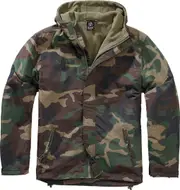 Brandit Windbreaker Frontzip Jacket, green, Size 6XL for Men