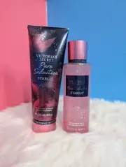 Victoria's Secret Pure Seduction Starlit Fragrance Mist 8.4oz & Lotion 8oz NWT