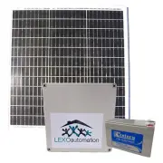 LEXO 12v Solar kit with 40w Panel 7.0ah Battery