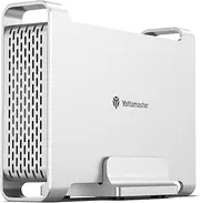 Yottamaster 2.5” Hard Drive Enclosure, Aluminum USB3.0 External Hard Disk Caddy Reader for 2.5” SATA HDD/SSD up to 4TB, UASP & Trim Supported-[DR1U3-25]