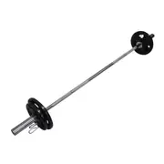 37KG Total - 180cm OLYMPIC BARBELL BAR WEIGHT SET - A PAIR FREE SPRING COLLARS