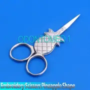 3 Sewing Embroidery Scissors 3.5" Pineapple Shape