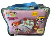 Vintage The Powerpuff Girls Girlfriends Cotton Jersey Knit Twin Sheet Set Rare