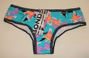 Bonds Ladies WXBQA 24T Multi Coloured Print Hipster Hot Shortie Brief Size 14