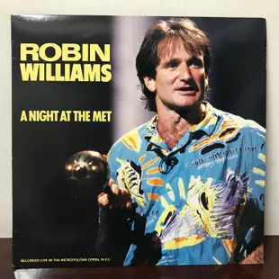 晨雨黑膠【西洋, 喜劇, 演講】美首版, Robin Williams – A Night At The Met