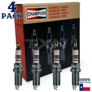 4 Pack Champion Iridium Spark Plugs for 1995-2004 Toyota Corolla 1.8L L4 ps
