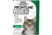 Frontline Plus Cat Green Topical Tick & Flea Control 3 Pack
