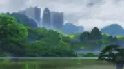 Anime nature the garden of words makoto shinkai water Playmat Gaming Mat Desk