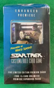 STAR TREK CCG (1st edition) - ENHANCED PREMIERE PACK (DATA & GEORDI)