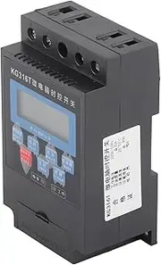 220 V Programmable Timer Switches with Anti -Interference Capacity for Precision Time Control Precision, to Load Mobile Phones, Battery Cars ABS Material (10A)