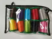 New, Amann Isacord 12 spools embroidery threads, multi colors.