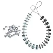 Upgraded Nut and Thread Size Tool Convenient Nut & Thread Gauge set