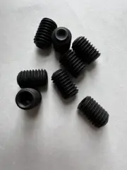 SOCKET SET SCREWS. 1/2-13 x 3/4” CUP POINT. BLACK ALLOY. 8 PCS. NEW