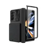 For Samsung Galaxy Z Fold6 Fold5 Fold4 Wallet Case with Hinge Protection