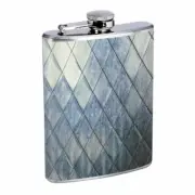 Abstract Background Em2 Flask 8oz Stainless Steel Hip Drinking Whiskey