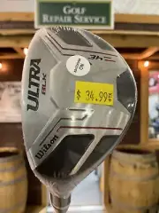 Wilson ULTRA BLK #3 Hybrid Golf Club Lightweight Senior Flex Graphite Shaft MLH