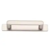 Osaka Cabinet Pull with Backplate CTC96mm Satin Nickel