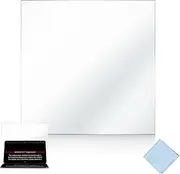 NEEWER 17 inch Beam Splitter for Teleprompter DIY, 70T/30R Teleprompter Glass Replacement, 12.4"x12.4"x0.08"/31.5x31.5x0.2cm Industry Grade Tempered Glass, NA17
