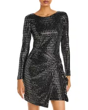 Aqua Sequined Hologram Dress - Exclusive
