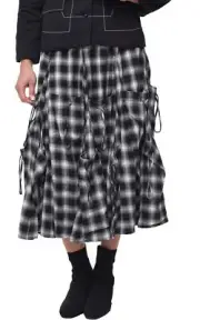 Tulip Clothing Alexus Womens Skirt in Blake Plaid