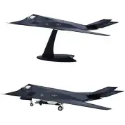 Retro 1/72 F117 Attack Military Aircraft Nighthawk Diecast Plane Model Display